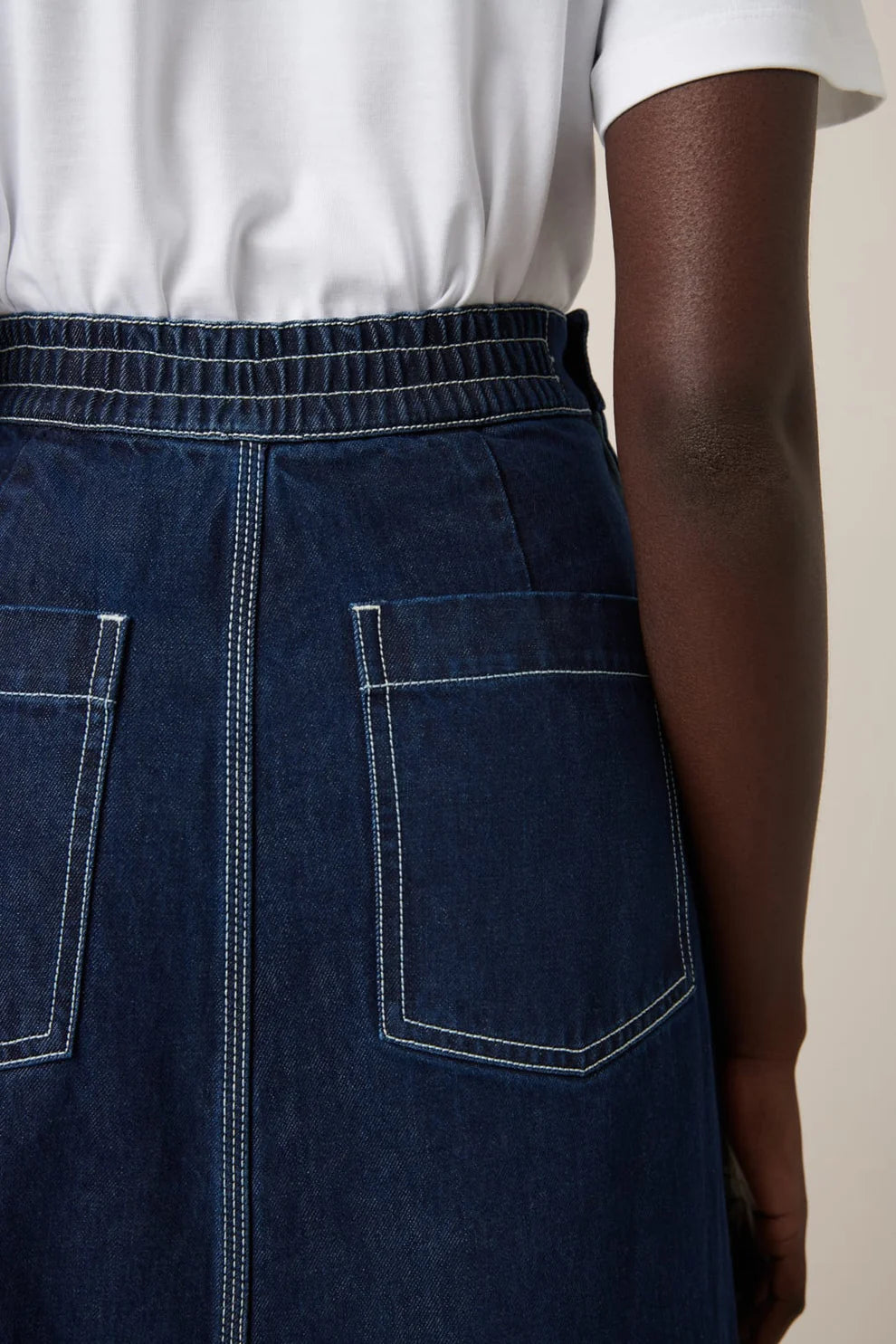 Piper Skirt - Indigo Denim