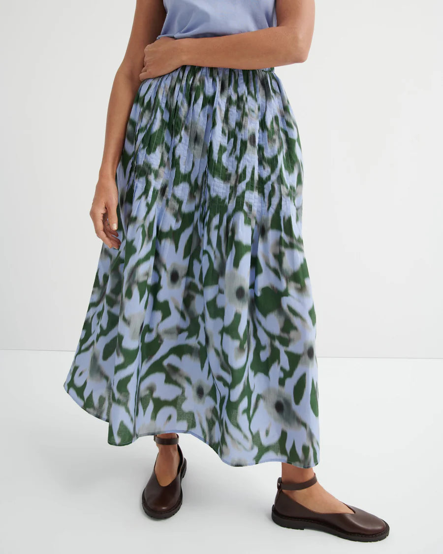 Poet Skirt - Misty Floral