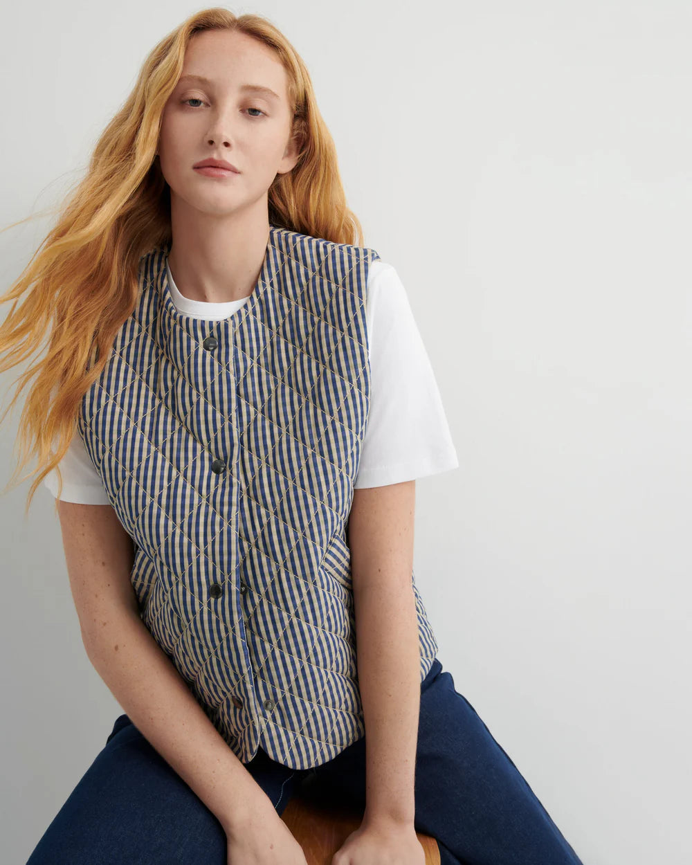 Quilter Vest - Landscape Check