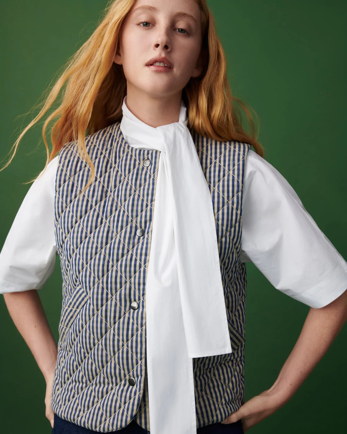 Quilter Vest - Landscape Check