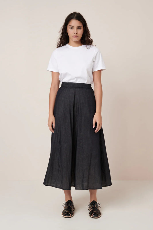 Rotation Skirt - Black Ecru