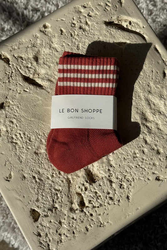 Le Bon Girlfriend Sox - Terracotta