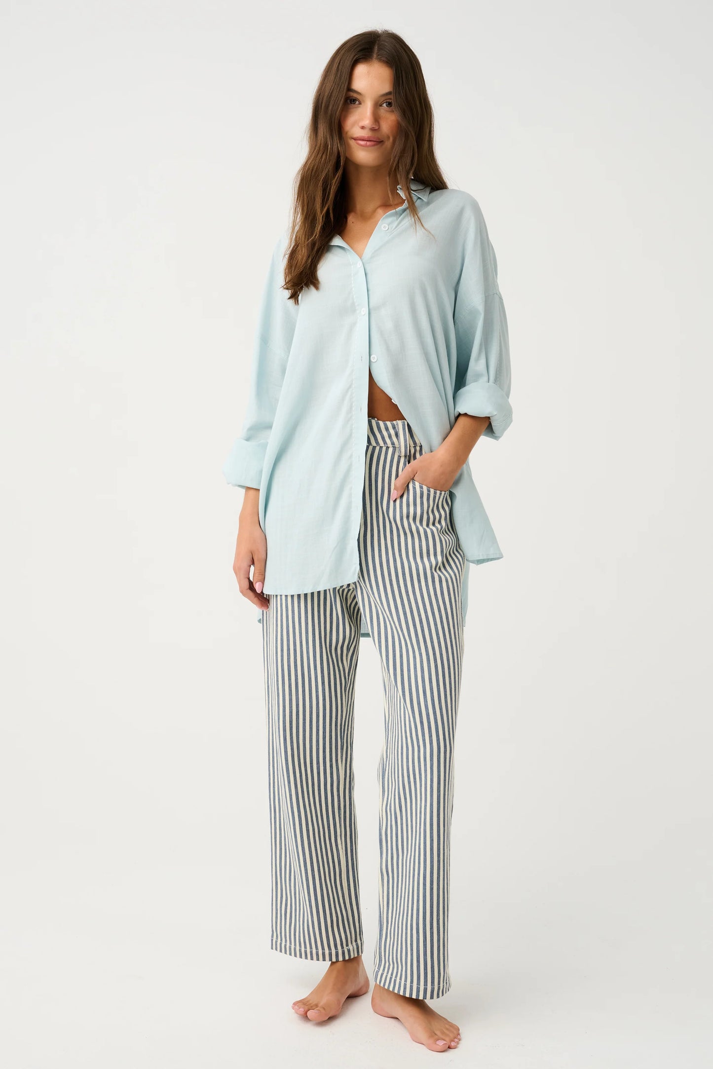 Monique Shirt - Ice Blue