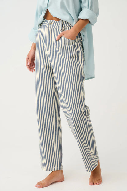 Sylas Jean - Stripe Denim - Cartel & Willow