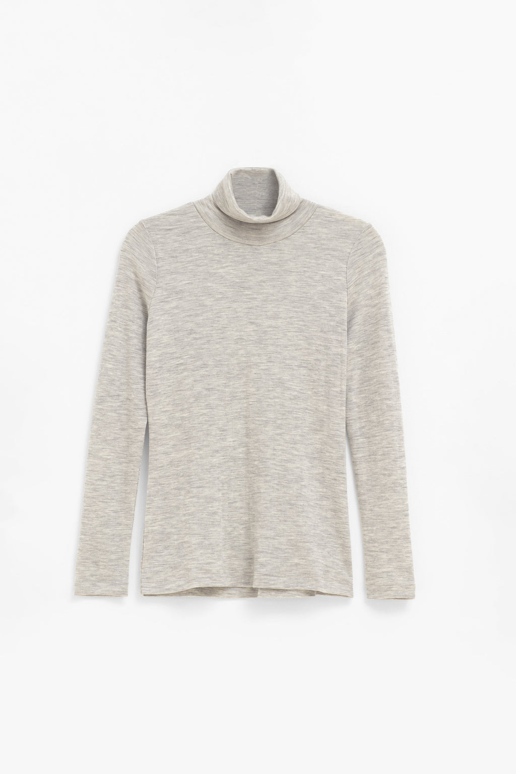 Merino Long Sleeve Skivvy - Grey