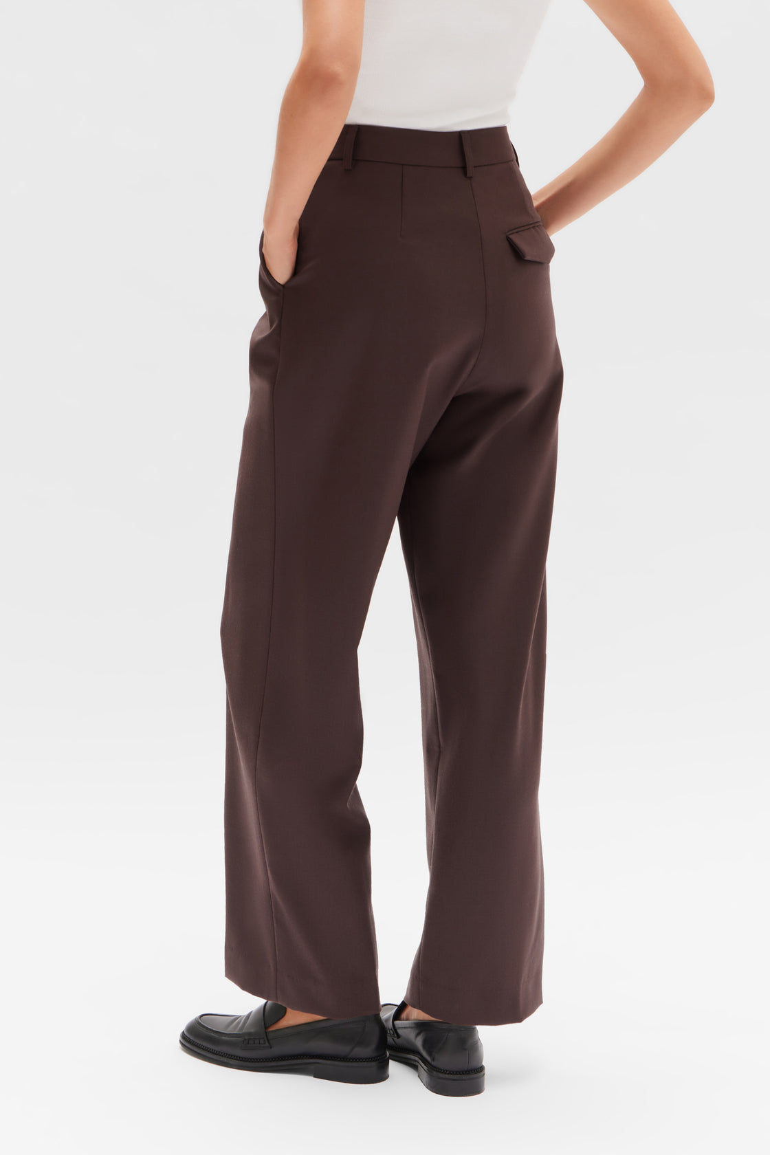 Maeve Suit Trouser - Cocoa