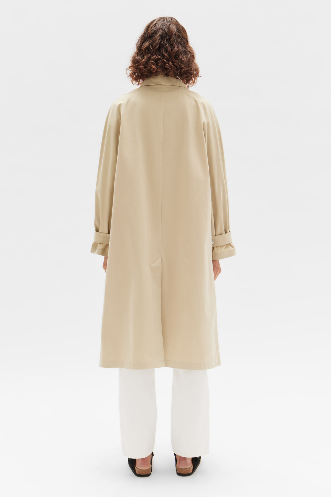 Frances Car Coat - Light Khaki