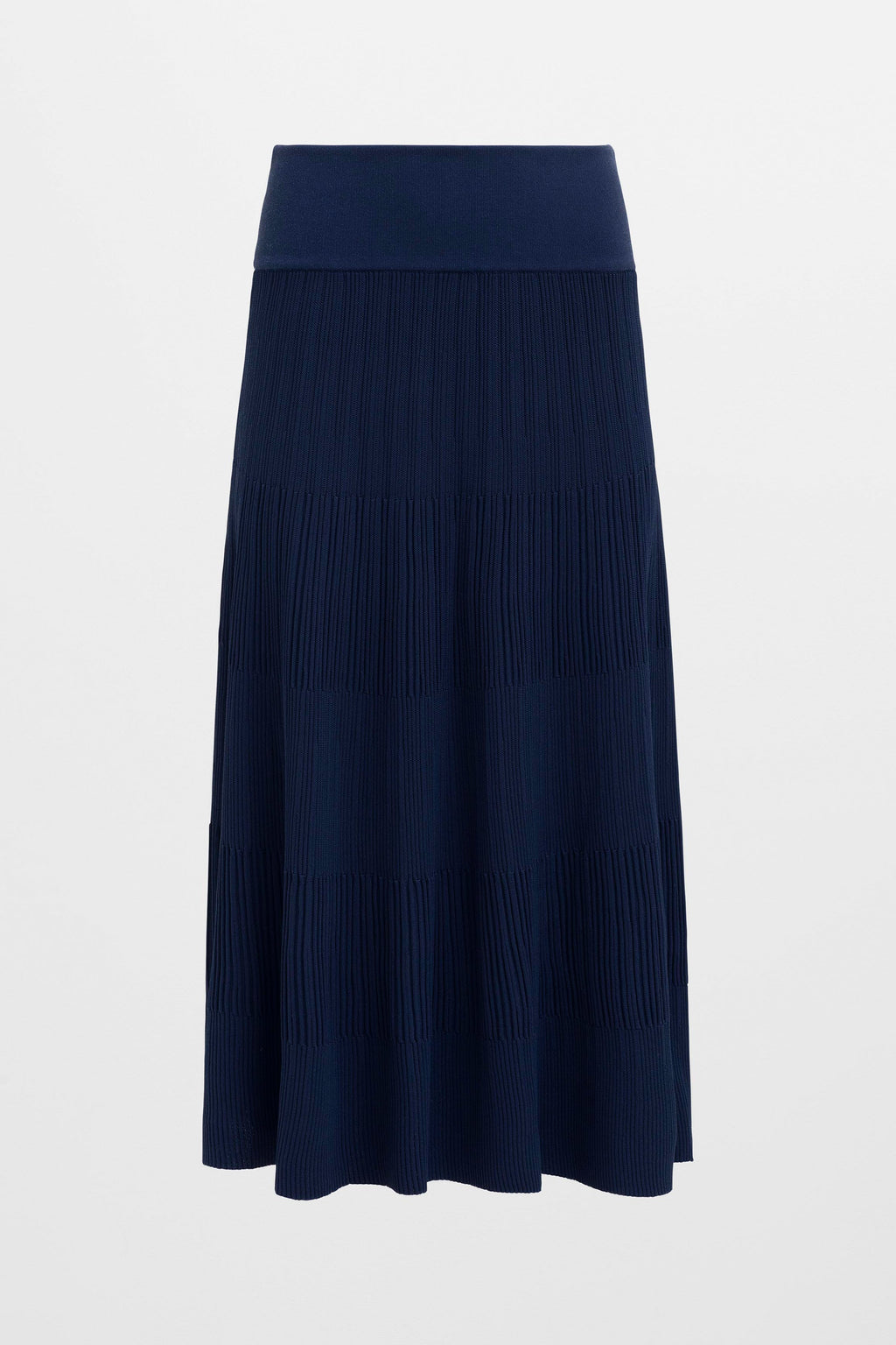 Strak Knit Skirt - Steel Blue