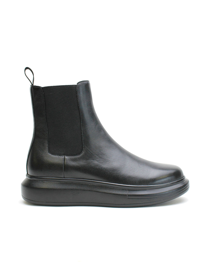 Lola Ankle Boot 0090 - Pebbled Black