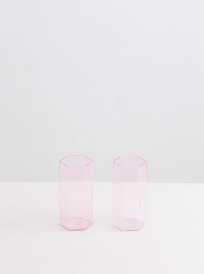 Cou Cou Tall Glass - Pink