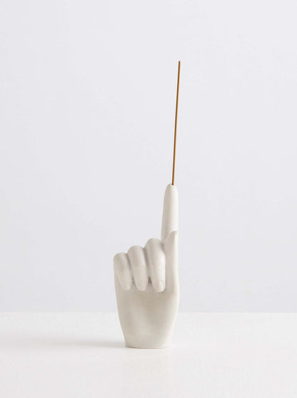 The Marble Hand - White