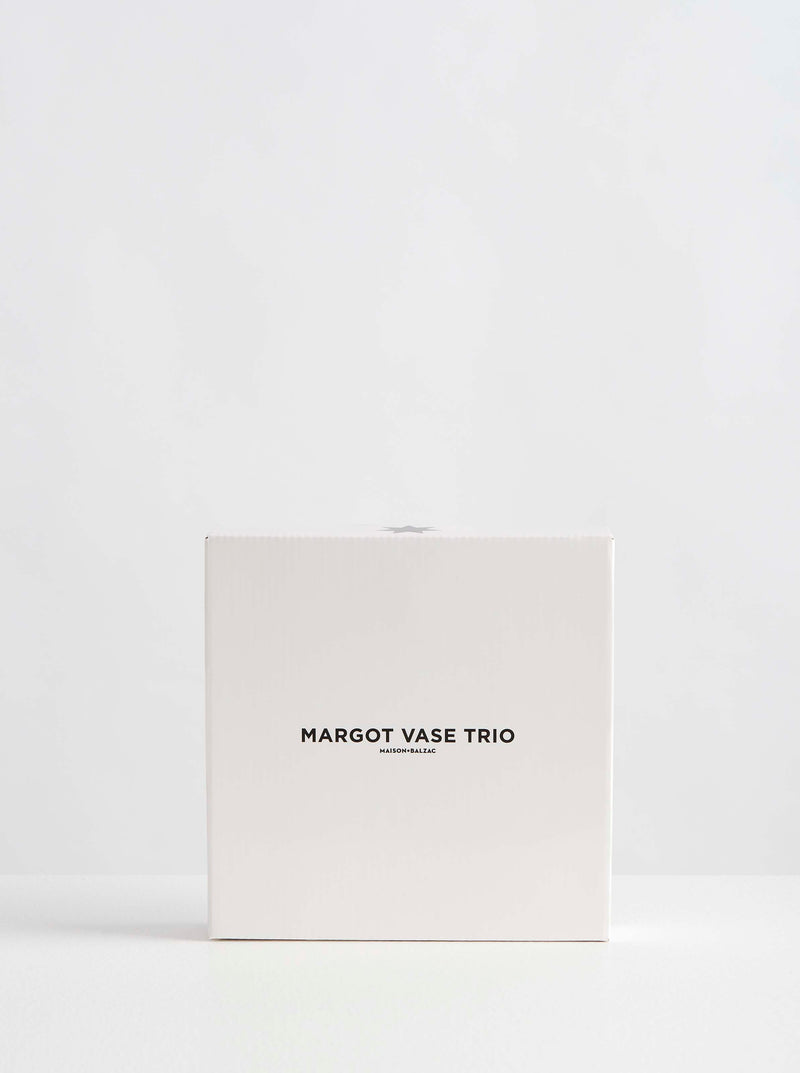 Margot Vase Trio - Pink/Amber/Clear