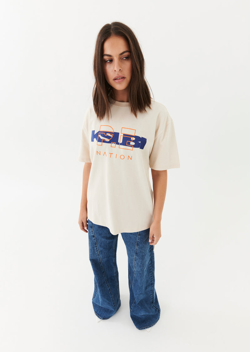 PE Nation x Ksubi SS Tee - Ecru