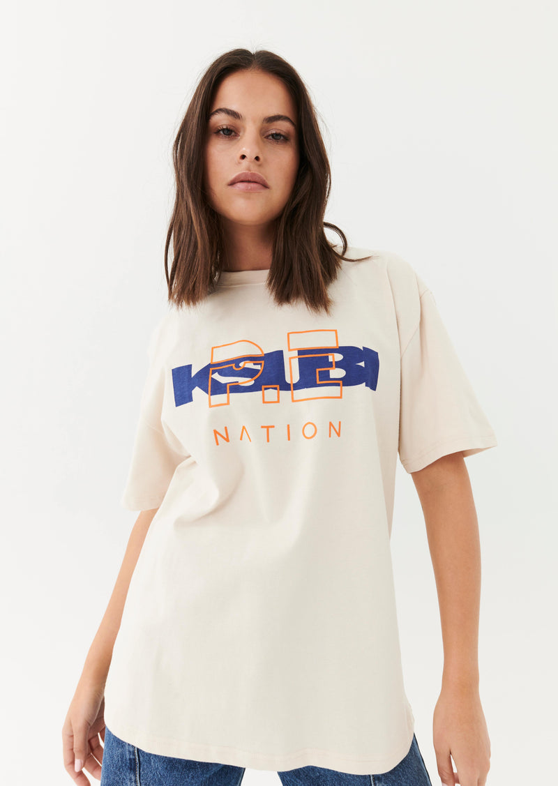 PE Nation x Ksubi SS Tee - Ecru