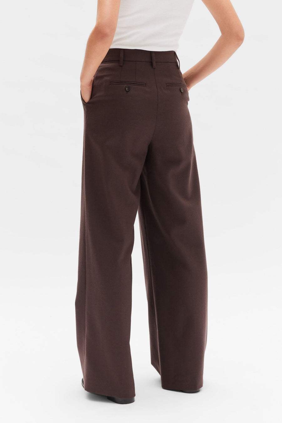 Maeve Suit Trouser - Cocoa