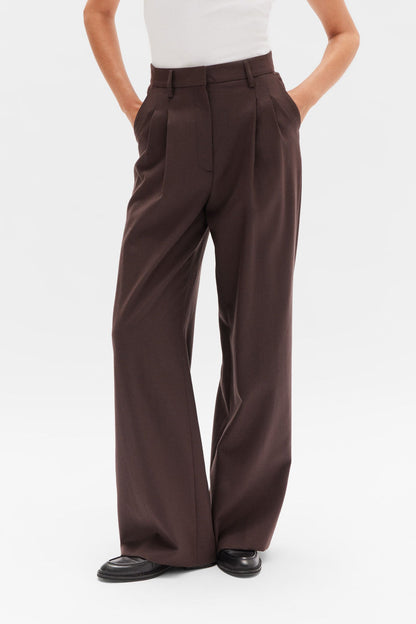 Maeve Suit Trouser - Cocoa