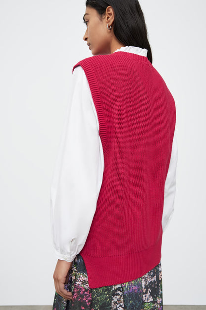 Alma Vest - Azalea