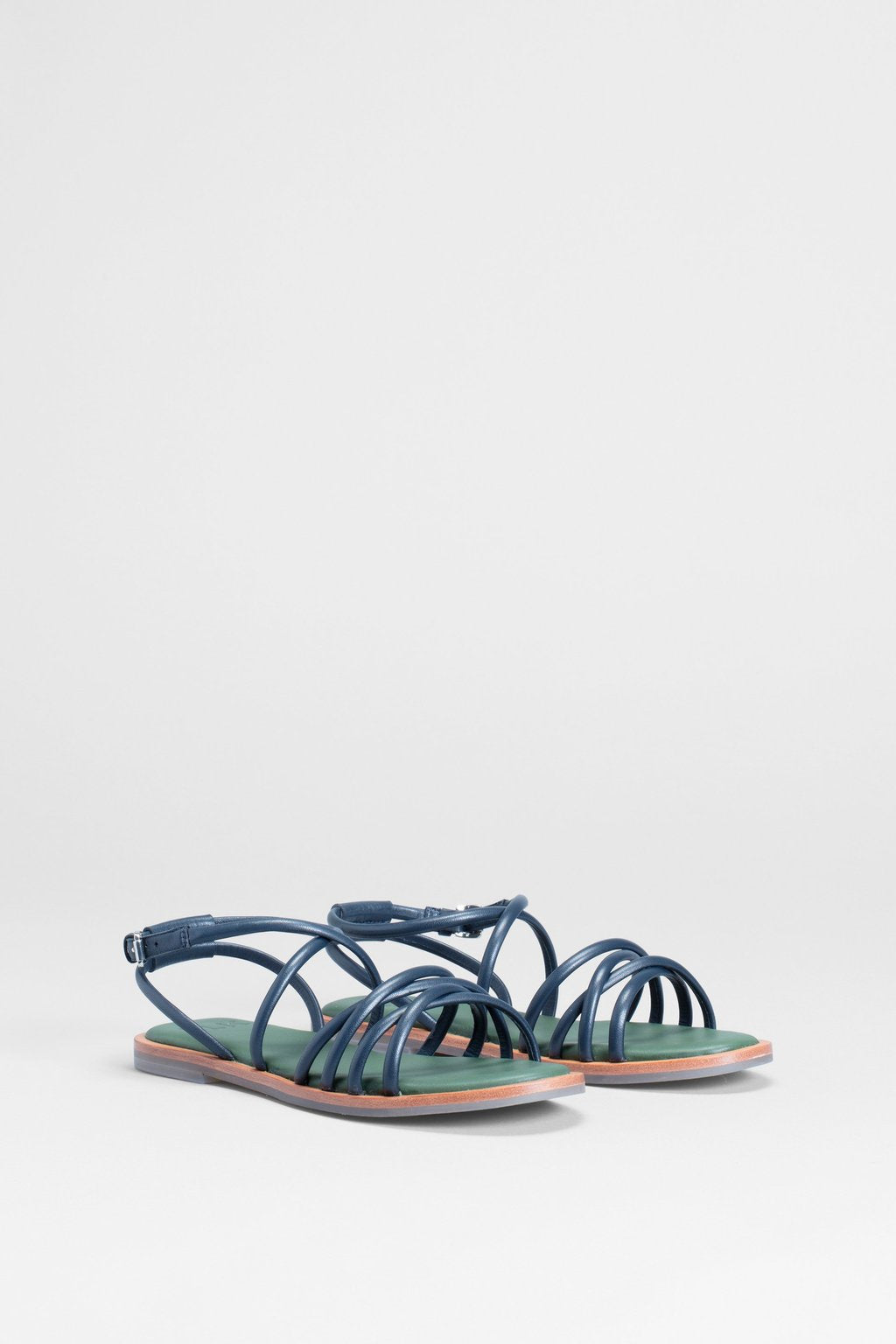 Peder Sandal - Navy/Green